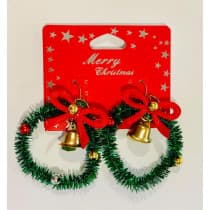Lenan Christmas Earrings Wreath