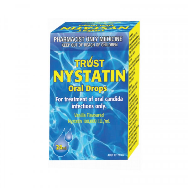 Buy Trust Nystatin Oral Drops 24ml (S3) Online
