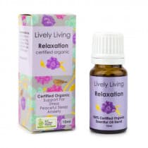 Lively Living Essential Oil Blend Certified Organic Relaxation 10ml