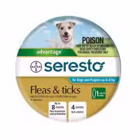 Seresto Fleas and Ticks Collar For Dogs and Puppies Up to 8Kg