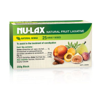 NuLax Natural Fruit Laxative Block 250g 25 Adult Doses