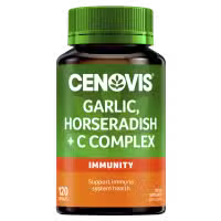 Cenovis Garlic and Horseradish Plus C Complex 120 Capsules