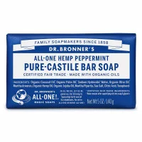 Dr. Bronners Pure Castile Bar Soap Peppermint 140g
