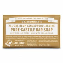 Dr. Bronners Pure-Castile Bar Soap Sandalwood Jasmine 140g