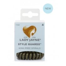 Lady Jayne Style Guards Kink Free Spirals Green 4 Pack