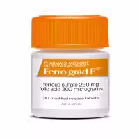 Ferro Grad F PR 250/0.3mg 30 Tablets