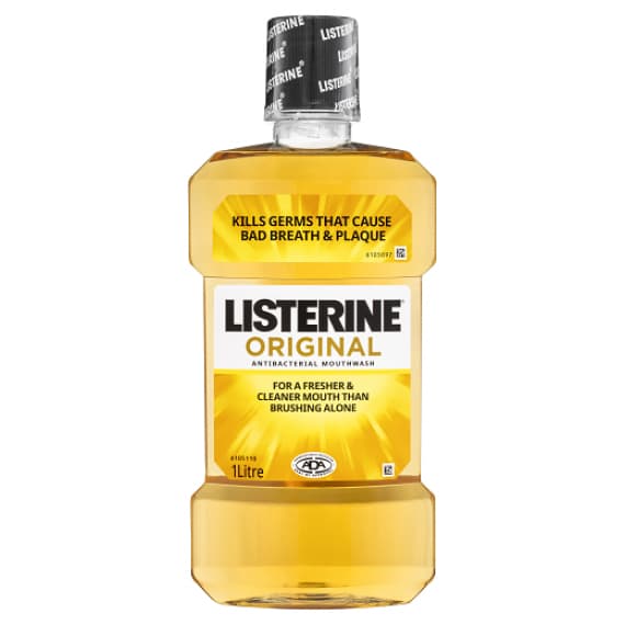 Listerine Antiseptic Mouthwash Gold 1 Litre