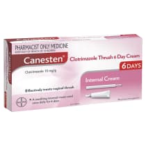 Canesten Vaginal 6 Day Cream 1% 35g (S3)