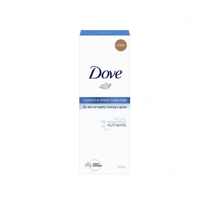 Shop Dove Face Protective Tinted Moisturiser Honey 50ml Online
