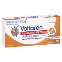Voltaren Rapid 25mg 30 Tablets S3