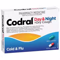 Codral PE Cold and Flu Plus Cough Day and Night 48 Capsules