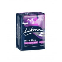 Libra Ultra Thin Pads Goodnights With Wings 10 Pack