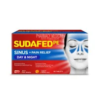 Sudafed PE Sinus Day and Night Relief 48 Tablets