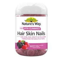Natures Way Vita Gummies Adult Hair Skin Nails 60 Gummies