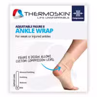 Thermoskin Elastic Ankle Wrap Support Large Xlarge 605