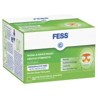 Fess Sinu Cleanse Gentle Nasal and Sinus Wash Sachets 100 Refills