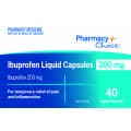 Pharmacy Choice Ibuprofen 200mg 40 Liquid Capsules