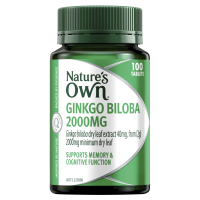 Natures Own Ginkgo Biloba 2000mg 100 Tablets