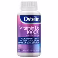 Ostelin Vitamin D3 1000IU 250 Capsules