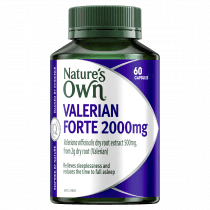 Natures Own Valerian Forte 2000mg 60 Capsules