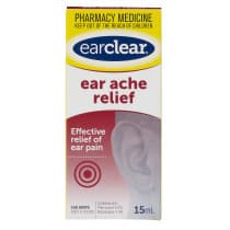 Ear Clear Ear Ache Relief Drops 15ml