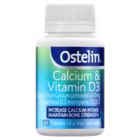 Ostelin Calcium And Vitamin D3 60 Tablets