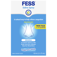 Fess Saline Nasal Spray Original 75ml Twin Pack