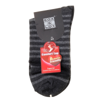 Sox And Lox Ladies Everyday Diabetic Friendly Socks Dark Grey Size 2 to 8