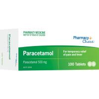 Pharmacy Choice Paracetamol 100 Tablets S3