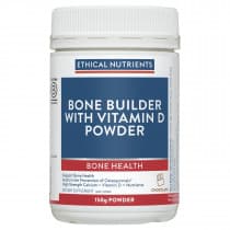 Ethical Nutrients Bone Builder With Vitamin D Powder Chocolate 150g