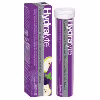 Hydralyte Effervescent Electrolyte Blackcurrant And Apple 20 Tablets