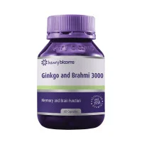 Henry Blooms Ginkgo and Brahmi 3000 60 Capsules