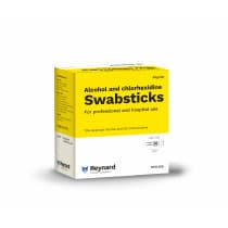 Reynard Alcohol and Chlorhexidine Swab Sticks 50 Pack