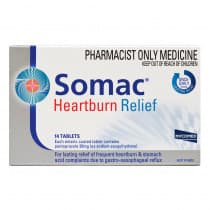 Somac Heartburn Relief 20mg 14 Tablets