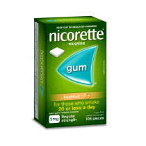 Nicorette Nicotine Gum Fresh Fruit 2mg 105 Pieces