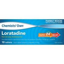 Chemists Own Loratadine 10mg 10 Tablets