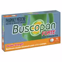 Buscopan Forte Double Strength 20mg 10 Tablets