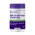 Henry Blooms MSM 750 with Ginger And Devils Claw 120 Capsules