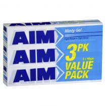 Aim Toothpaste Minty Gel Triple Pack 90g