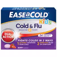 Ease A Cold Kids Cold And Flu 24 Chewable Tablets
