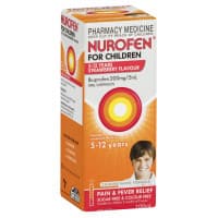 Nurofen Children 5 To 12 Years Strawberry 100ml