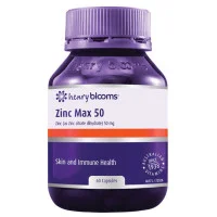 Henry Blooms Zinc Max 50mg 60 Capsules