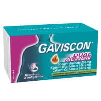 Gaviscon Dual Action Peppermint 48 Pack
