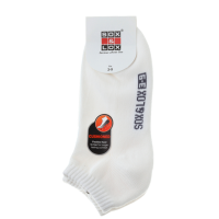 Sox and Lox Ladies Sports Cushioned Anklet Socks White Size 3 to 9