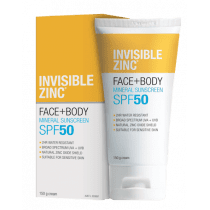 Invisible Zinc Sunscreen Face & Body SPF50+ 150g