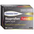 Chemists Own Ibuprofen 200mg 96 Tablets