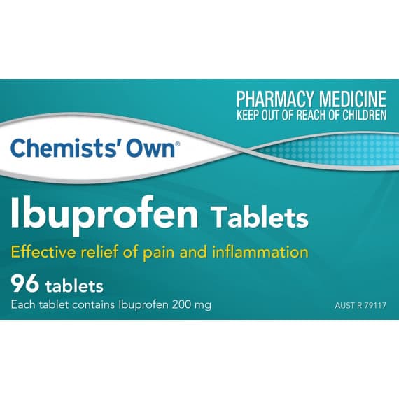 Buy Chemists Own Ibuprofen 200mg 96 Tablets Online