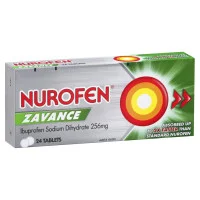 Nurofen Zavance 256mg Ibuprofen Pain Relief 24 Tablets