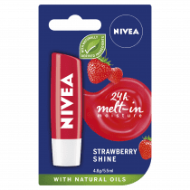 Nivea Lip Care Strawberry Lip Balm 4.8g