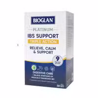 Bioglan Platinum IBS Support Triple Action Relieve, Calm, & Support 50 Tablets